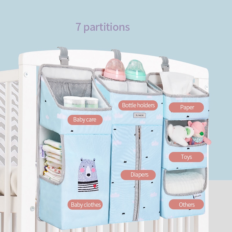 Diaper Caddy Crib Storage Bag